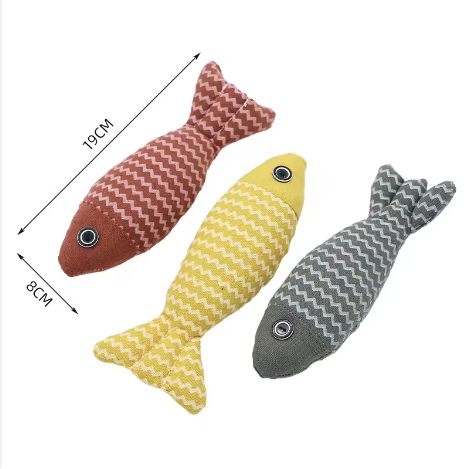 Meow Jute Fish Cat Toy 🐟 PetSimora™