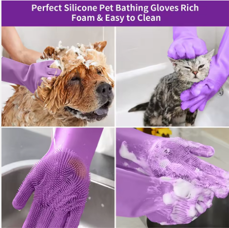 Pet Bathing Gloves 🛁🐾 PetSimora™
