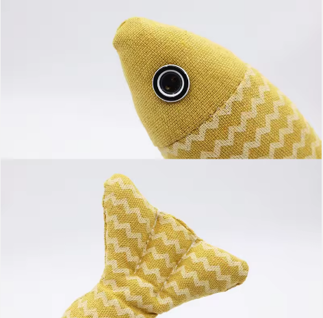 Meow Jute Fish Cat Toy 🐟 PetSimora™